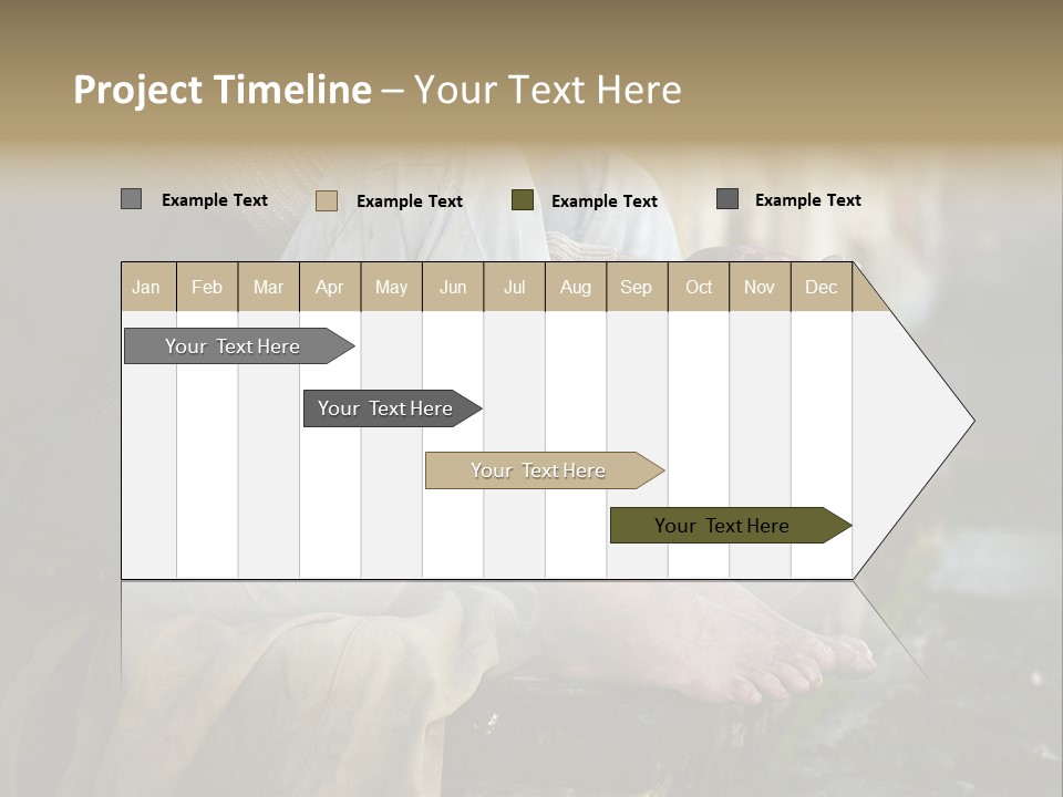 Beggar Trash Drunkeness PowerPoint Template