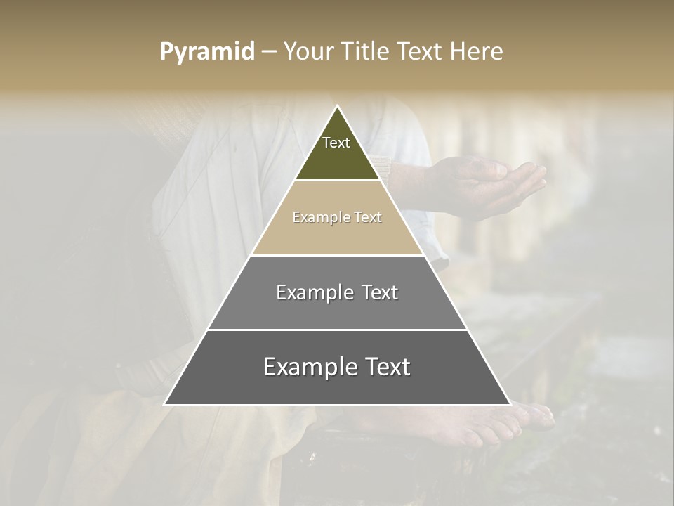Beggar Trash Drunkeness PowerPoint Template