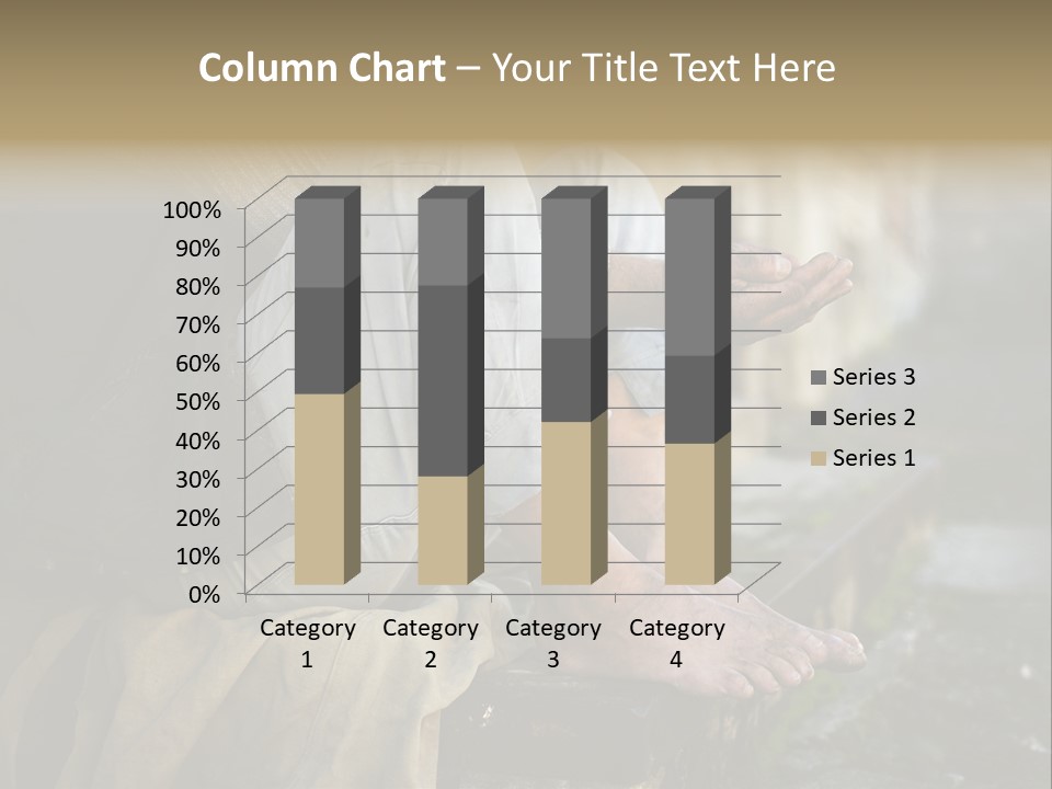 Beggar Trash Drunkeness PowerPoint Template