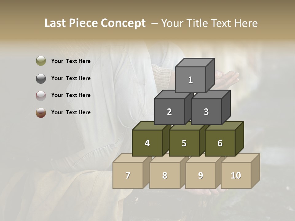 Beggar Trash Drunkeness PowerPoint Template