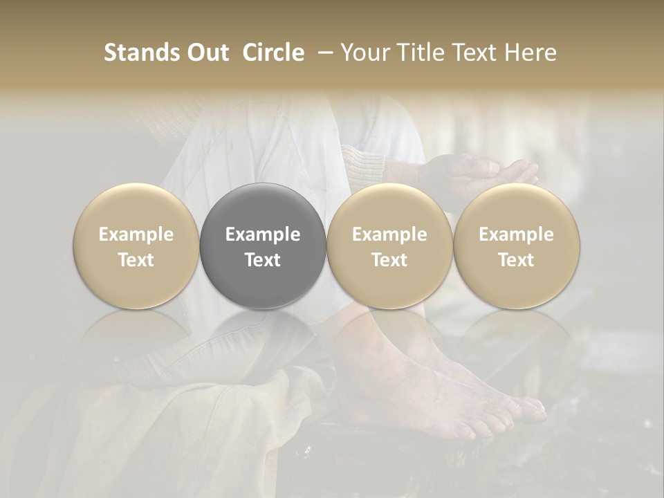 Beggar Trash Drunkeness PowerPoint Template