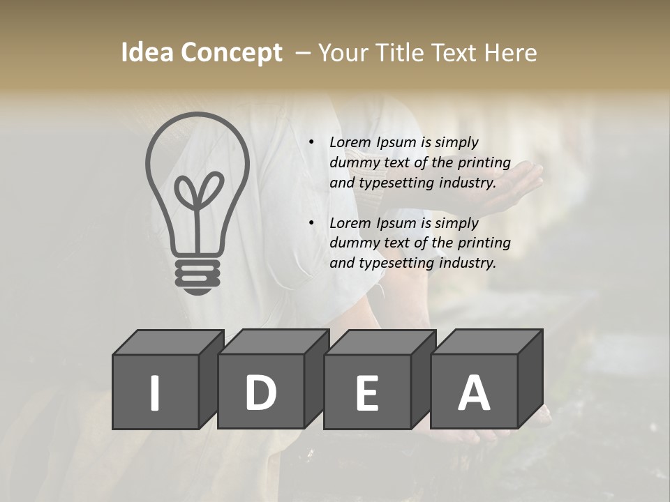 Beggar Trash Drunkeness PowerPoint Template