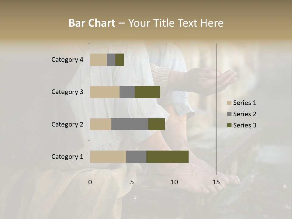 Beggar Trash Drunkeness PowerPoint Template