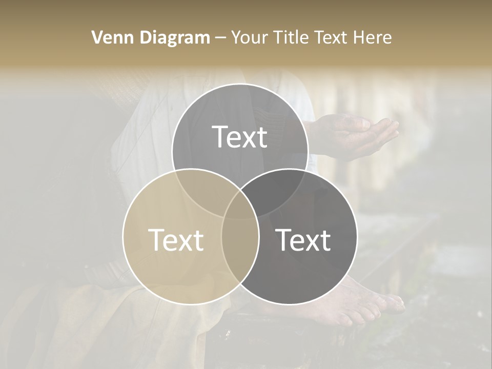 Beggar Trash Drunkeness PowerPoint Template