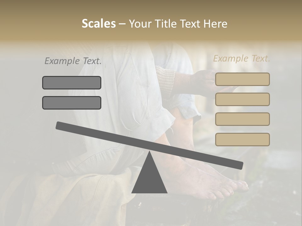 Beggar Trash Drunkeness PowerPoint Template