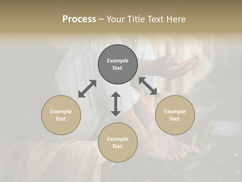 Beggar Trash Drunkeness PowerPoint Template