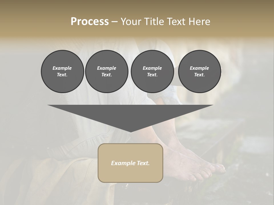 Beggar Trash Drunkeness PowerPoint Template