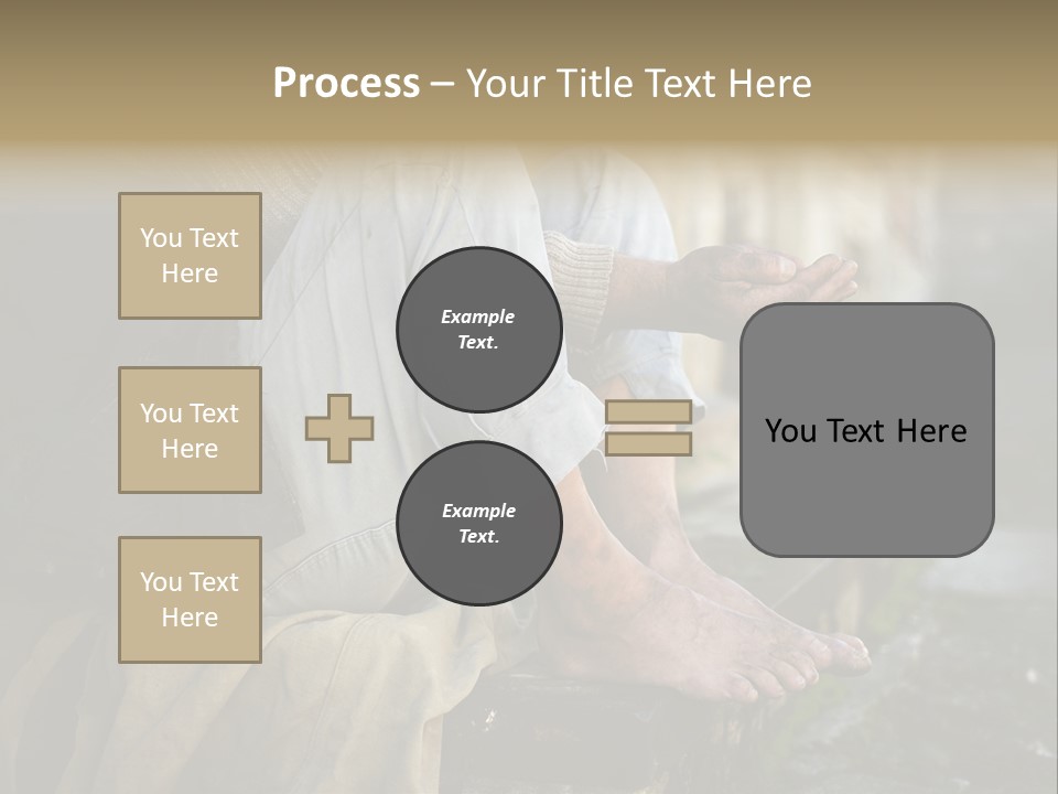 Beggar Trash Drunkeness PowerPoint Template