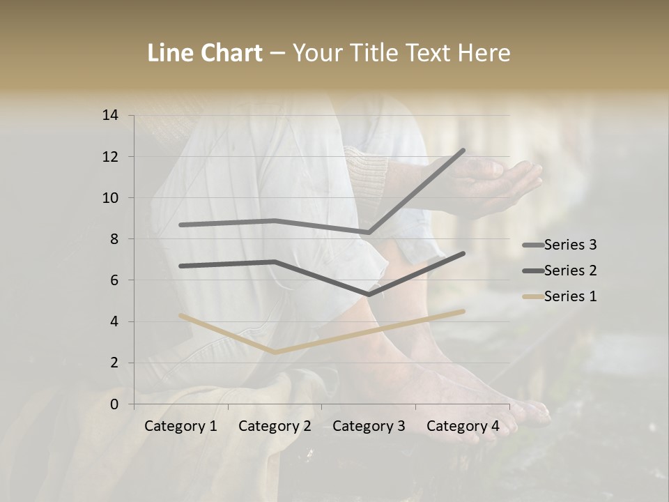 Beggar Trash Drunkeness PowerPoint Template