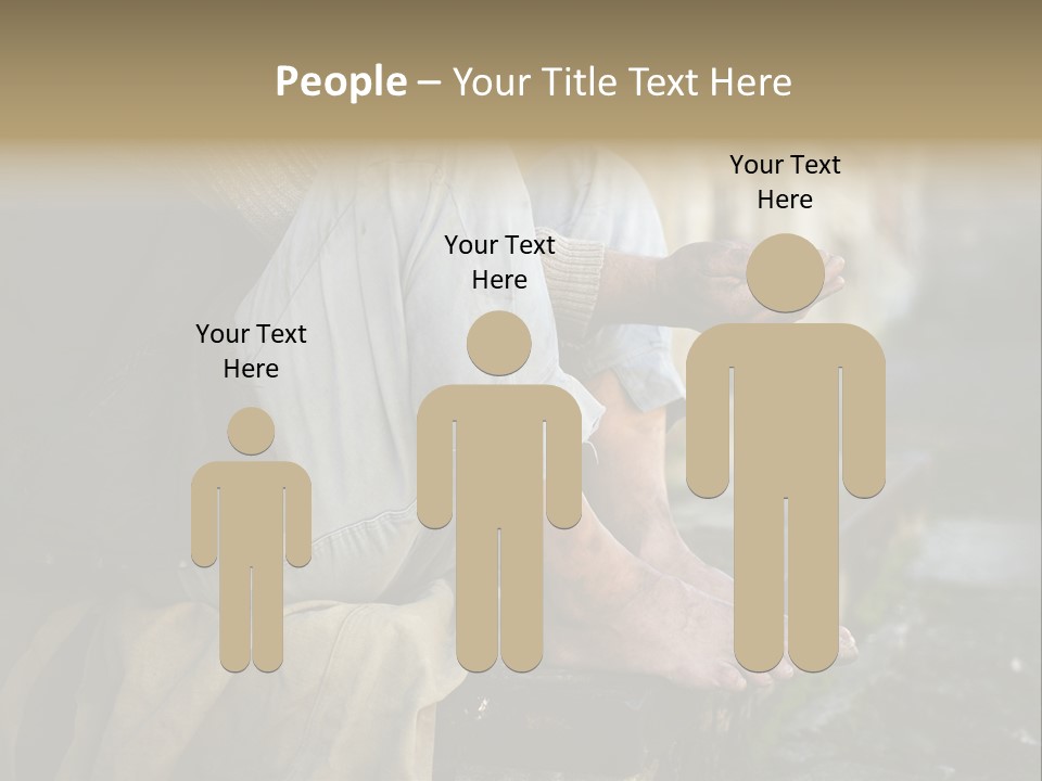 Beggar Trash Drunkeness PowerPoint Template