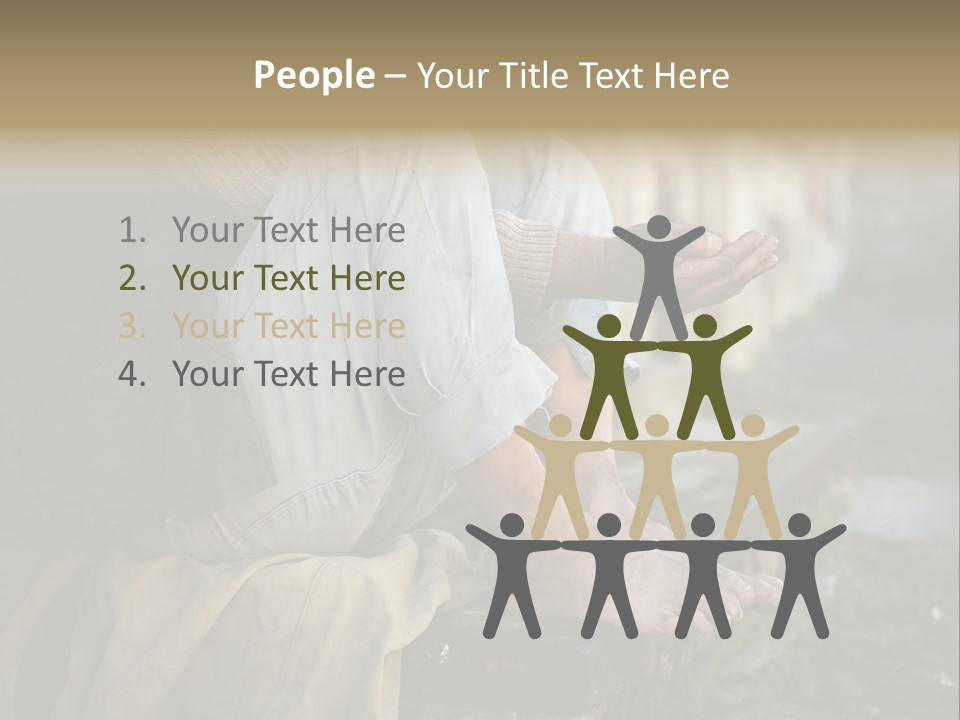 Beggar Trash Drunkeness PowerPoint Template