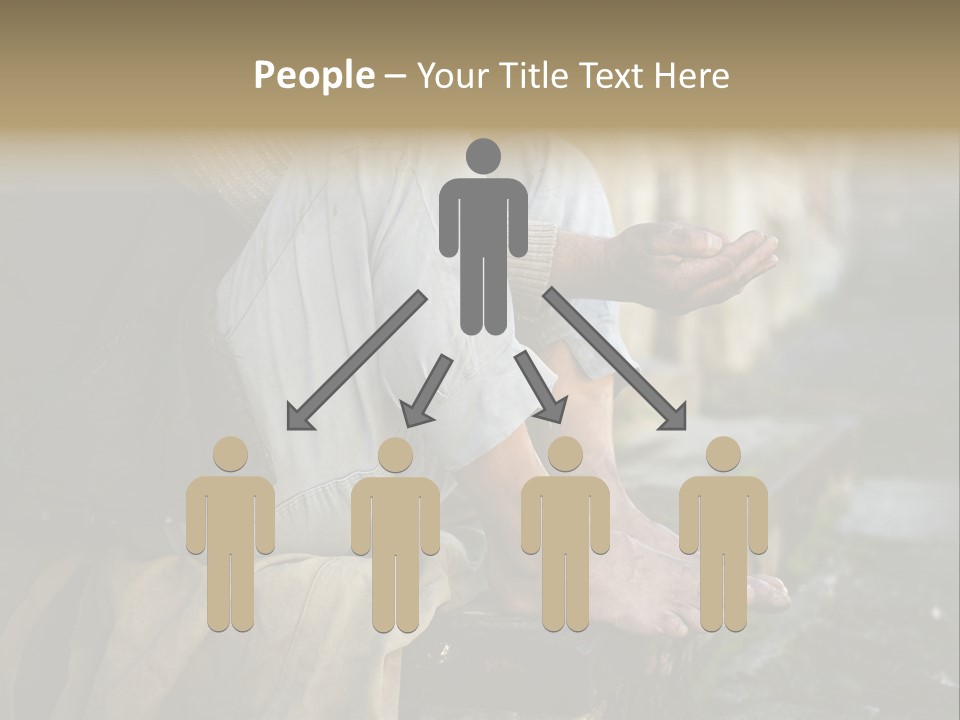 Beggar Trash Drunkeness PowerPoint Template