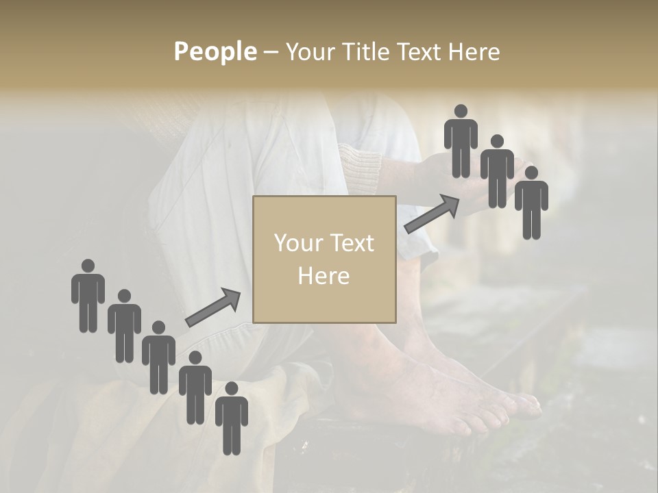 Beggar Trash Drunkeness PowerPoint Template