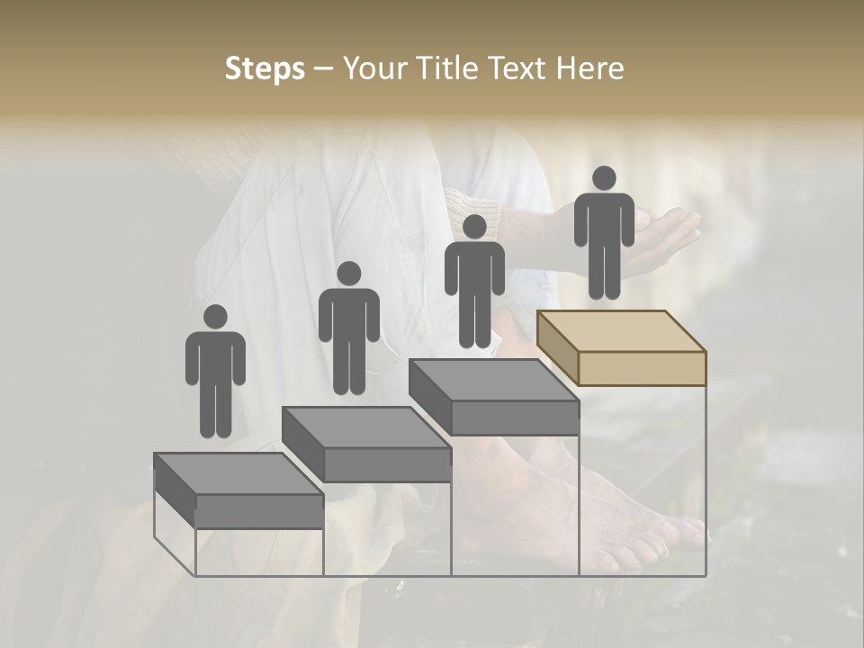 Beggar Trash Drunkeness PowerPoint Template