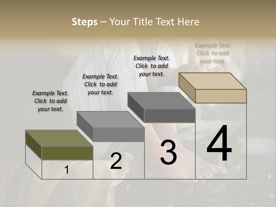 Beggar Trash Drunkeness PowerPoint Template
