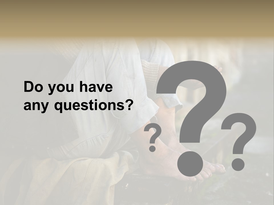 Beggar Trash Drunkeness PowerPoint Template