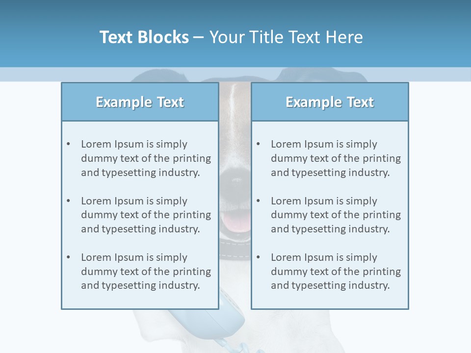 Business Talk Message PowerPoint Template