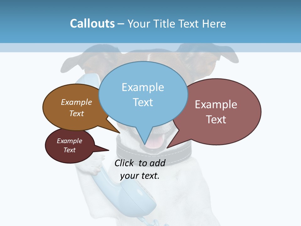 Business Talk Message PowerPoint Template