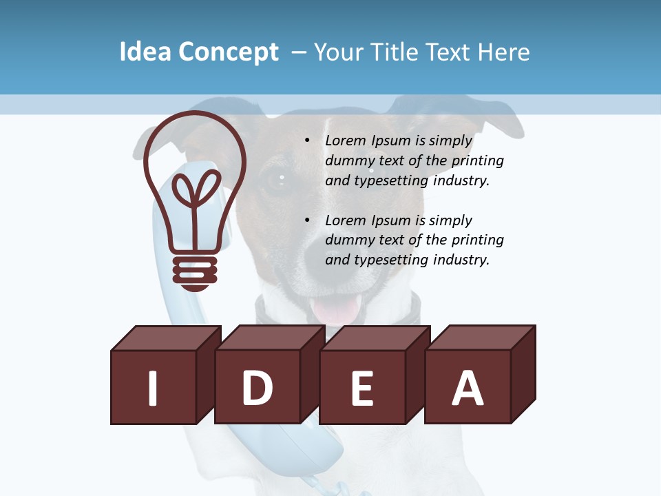Business Talk Message PowerPoint Template
