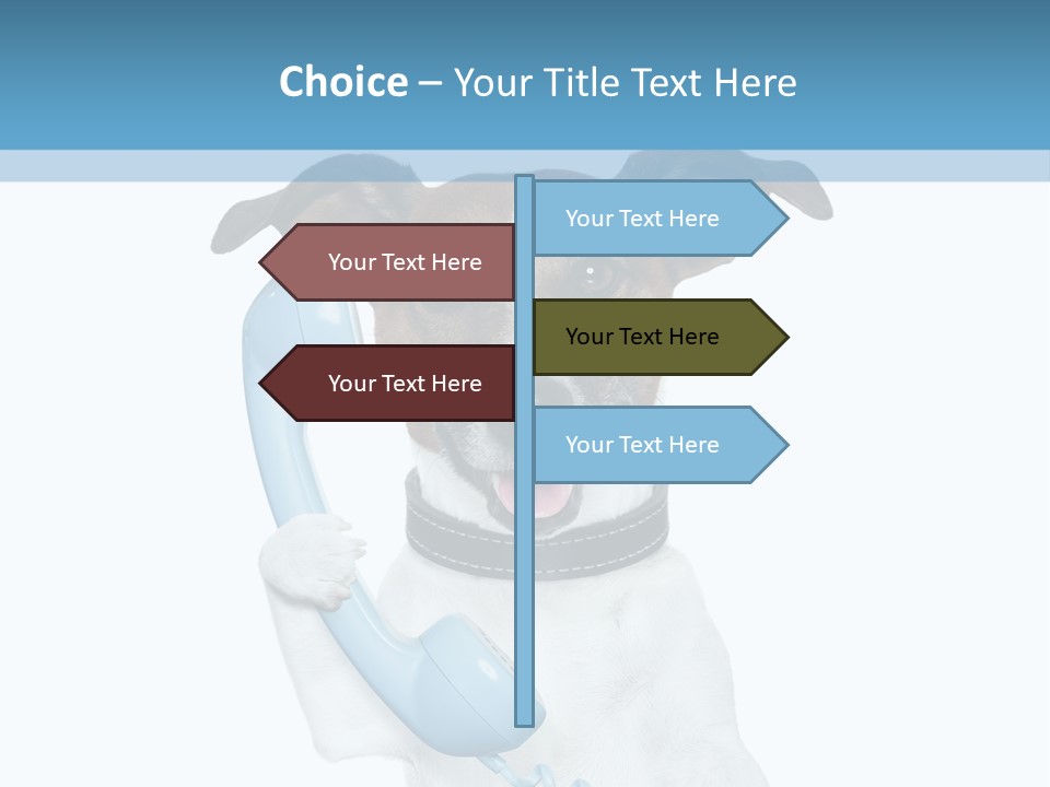 Business Talk Message PowerPoint Template