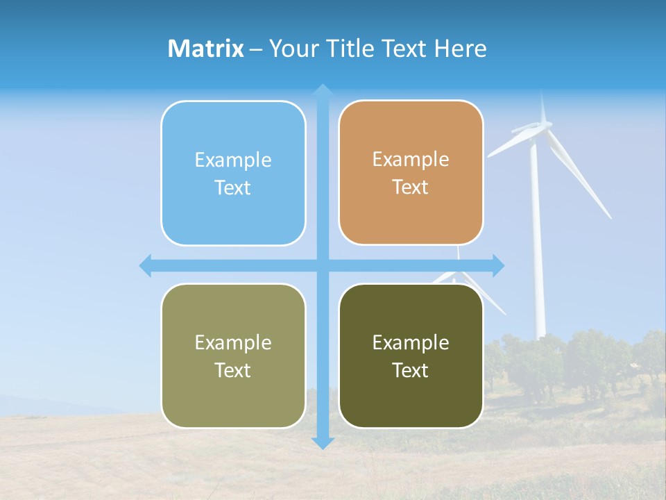 Sustainability Electrical Generator PowerPoint Template