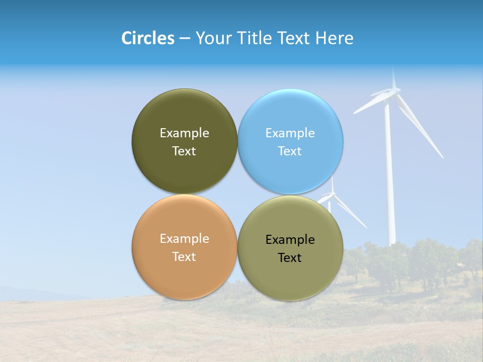 Sustainability Electrical Generator PowerPoint Template