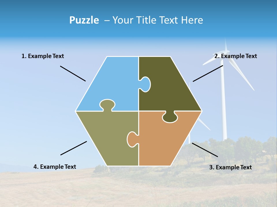 Sustainability Electrical Generator PowerPoint Template