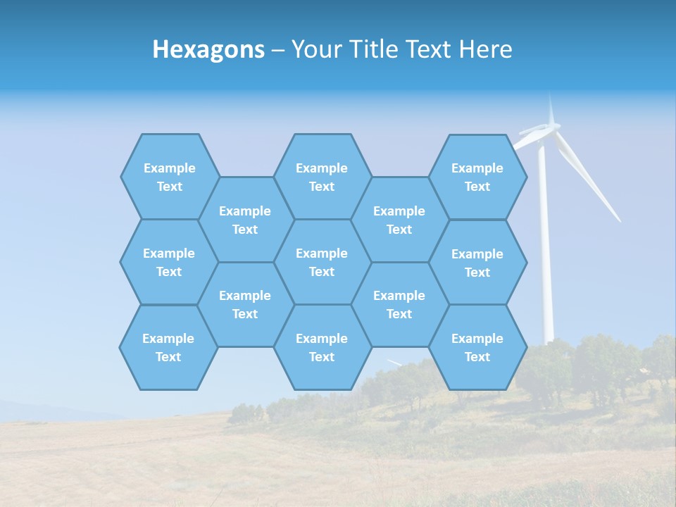 Sustainability Electrical Generator PowerPoint Template