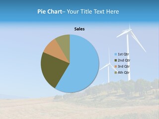 Sustainability Electrical Generator PowerPoint Template