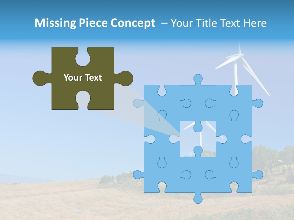 Sustainability Electrical Generator PowerPoint Template