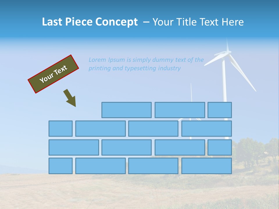 Sustainability Electrical Generator PowerPoint Template