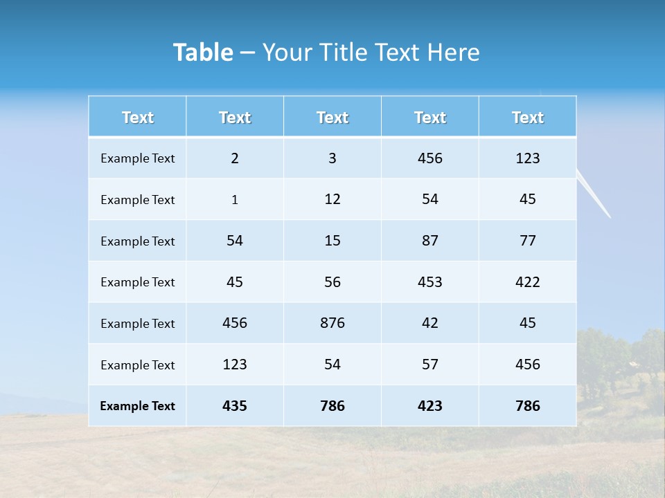 Sustainability Electrical Generator PowerPoint Template