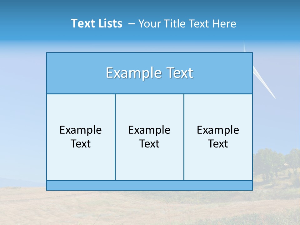 Sustainability Electrical Generator PowerPoint Template