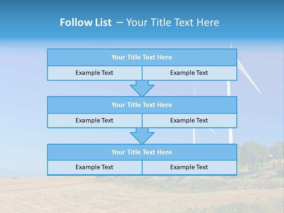 Sustainability Electrical Generator PowerPoint Template