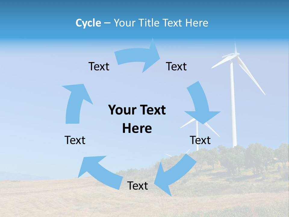 Sustainability Electrical Generator PowerPoint Template