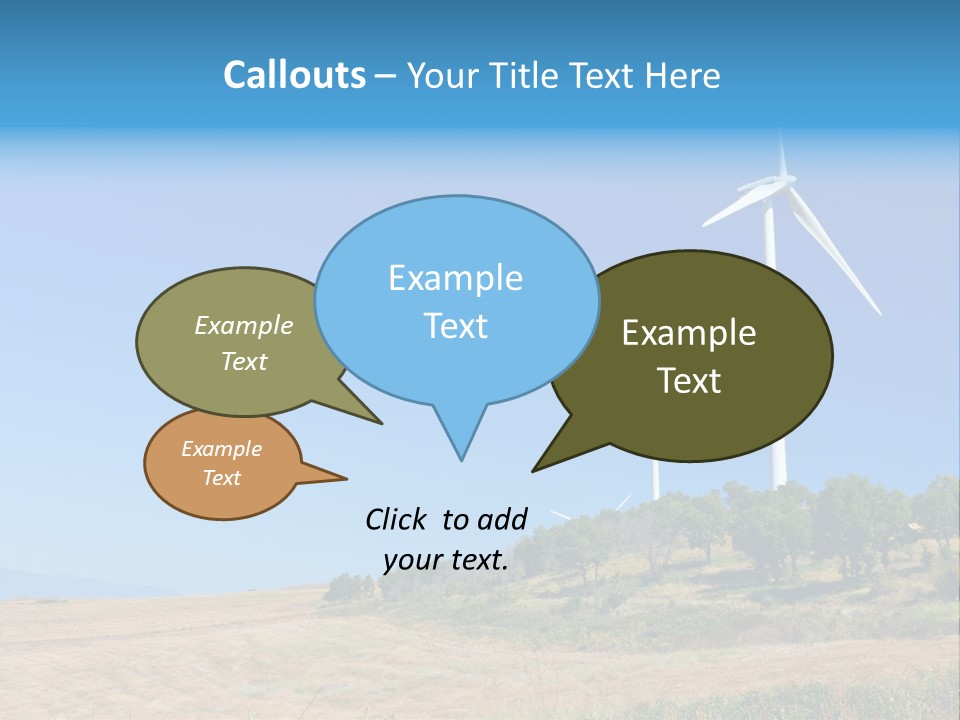 Sustainability Electrical Generator PowerPoint Template