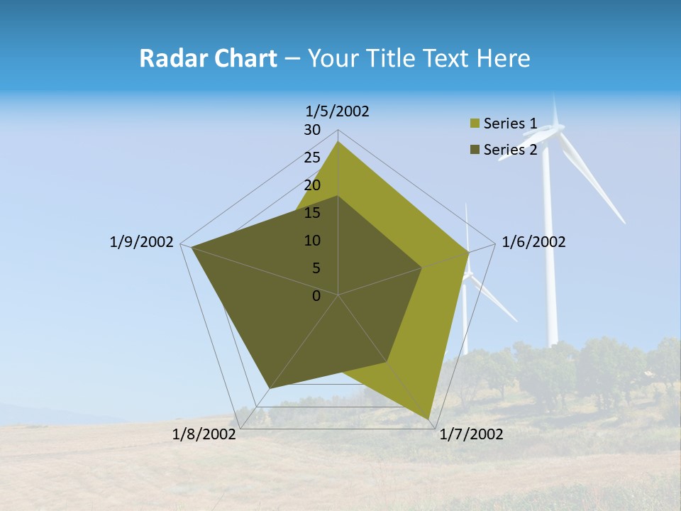 Sustainability Electrical Generator PowerPoint Template