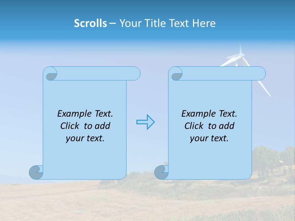 Sustainability Electrical Generator PowerPoint Template