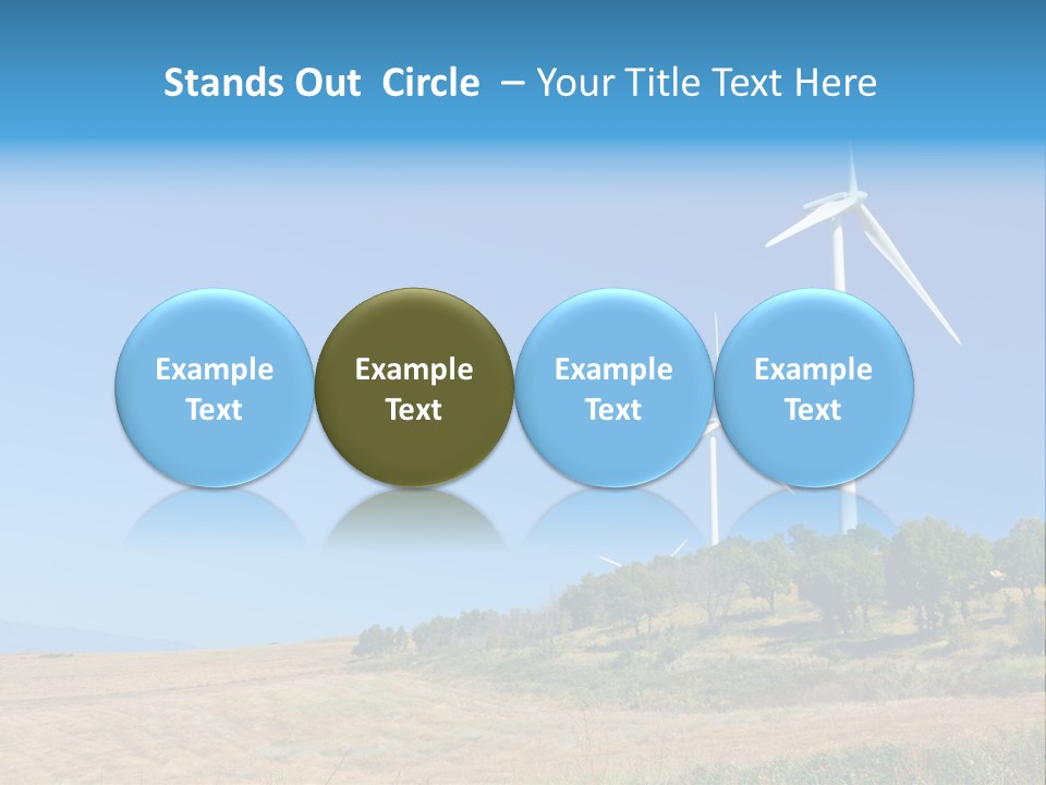 Sustainability Electrical Generator PowerPoint Template