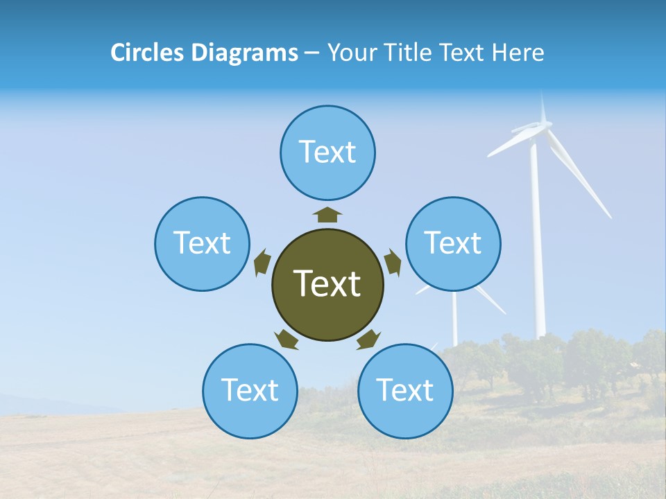 Sustainability Electrical Generator PowerPoint Template