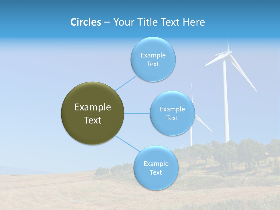 Sustainability Electrical Generator PowerPoint Template