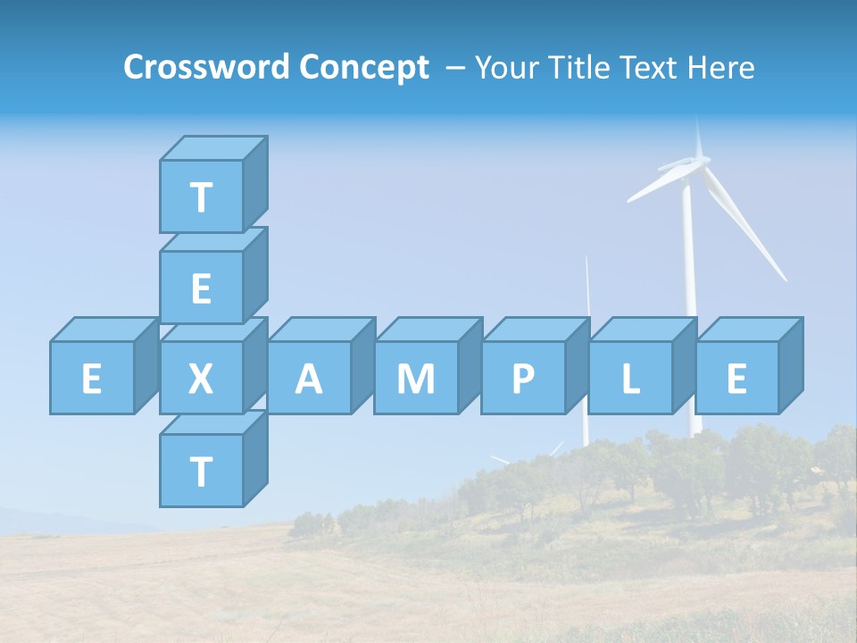 Sustainability Electrical Generator PowerPoint Template