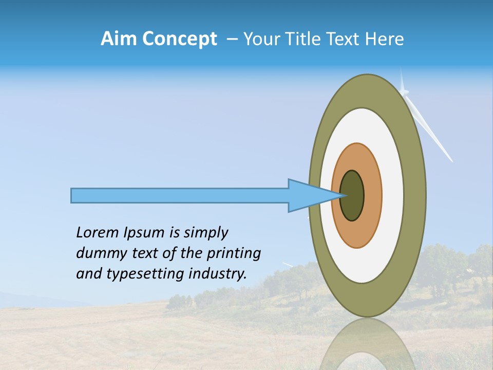 Sustainability Electrical Generator PowerPoint Template