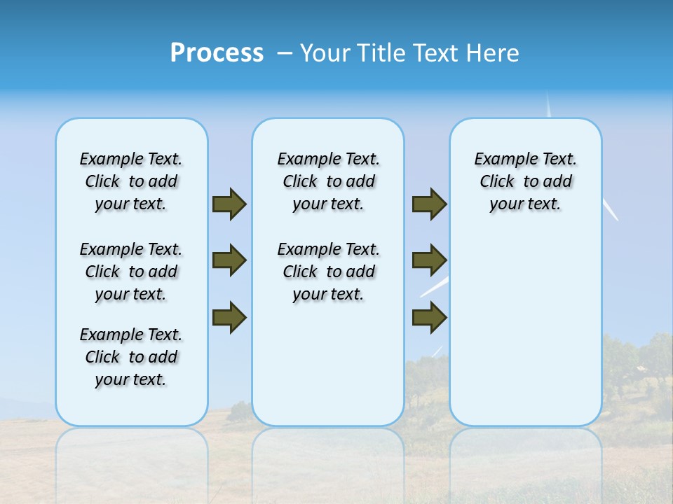 Sustainability Electrical Generator PowerPoint Template