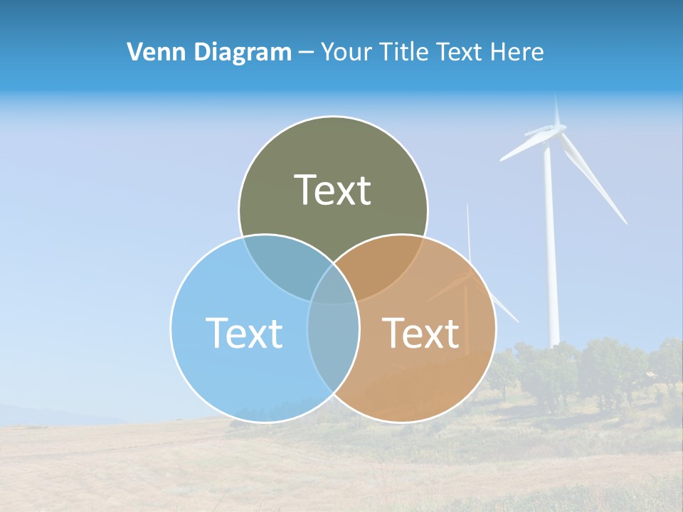Sustainability Electrical Generator PowerPoint Template