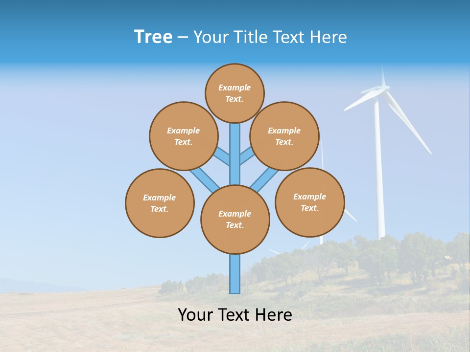Sustainability Electrical Generator PowerPoint Template