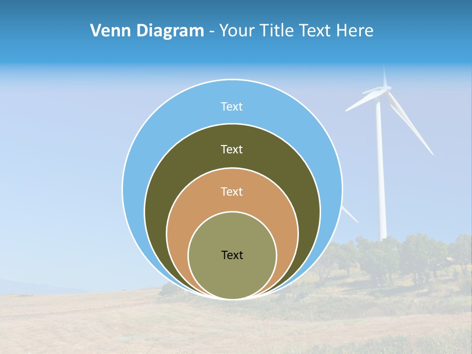 Sustainability Electrical Generator PowerPoint Template