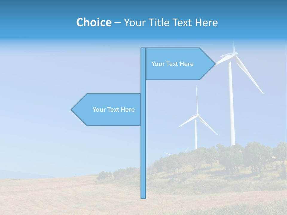 Sustainability Electrical Generator PowerPoint Template