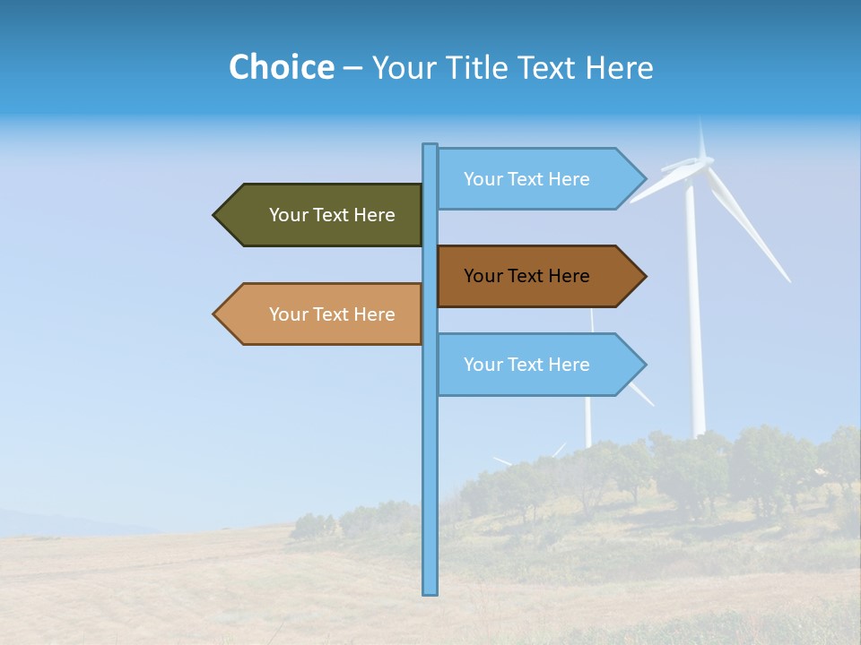 Sustainability Electrical Generator PowerPoint Template