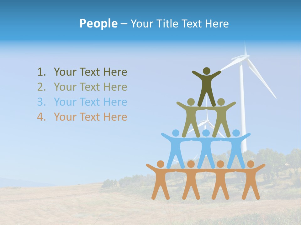 Sustainability Electrical Generator PowerPoint Template